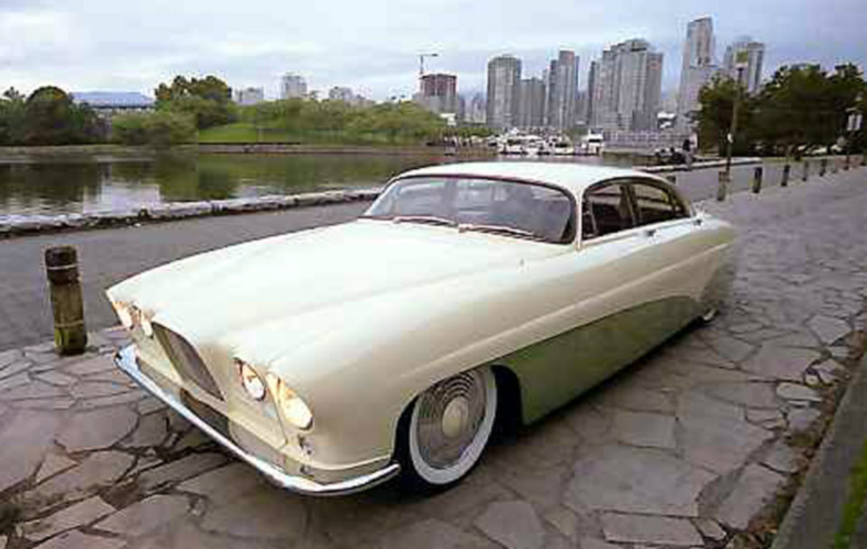 The Jaguar MK 10 that Sigurd Fluevog bought back in 1965 with his son along