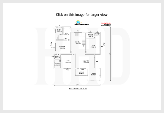 Ground floor home plan