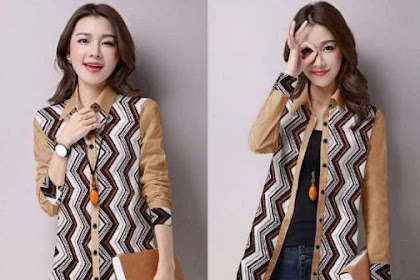 35+ Trend Terbaru Cardigan Batik Lengan Panjang 2020