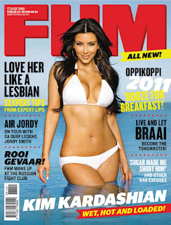 Kim Kardashian in FHM Magazine