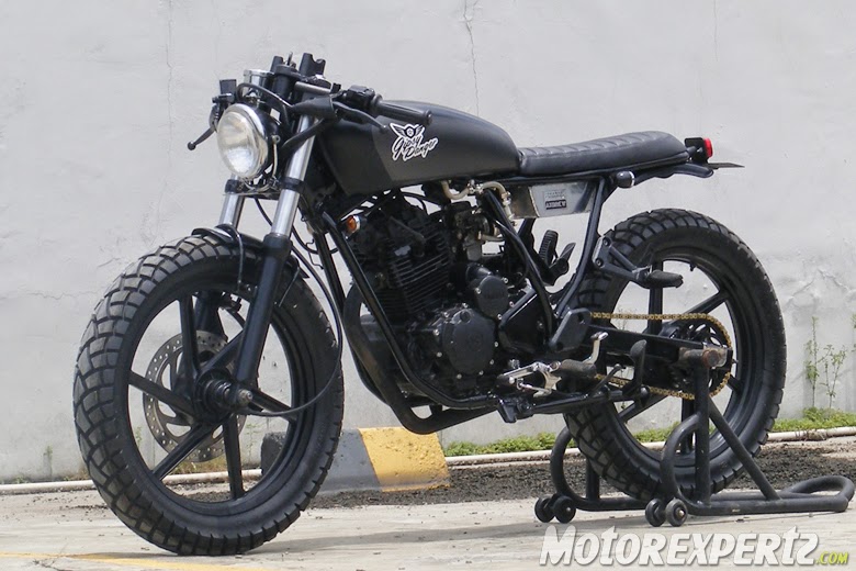 Photo Modifikasi Scorpio Z Aliran Cafe Racer Keren Mantap 