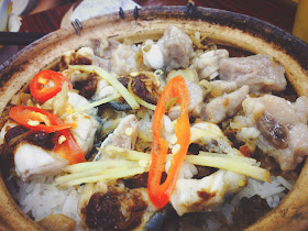 Eel & Pork Rib Claypot Rice at Four Seasons Claypot Rice Temple St