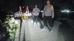 Patroli Malam Hari Diintensifkan Polsek Sukra Untuk Antisipasi Gangguan Kamtibmas dan Cegah Kriminalitas