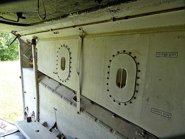 LVTP-7 crew compartment from inside
