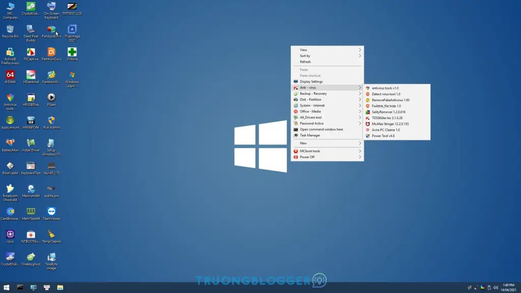 MCBOOT - Bộ công cụ tạo USB Boot - HDD Boot cứu hộ máy tính