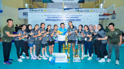 Kadisdik Jabar :  Kejuaraan "UNMA Volleyball Championship 2023", Juara Untuk Jabar