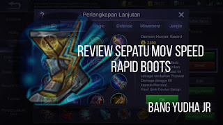 Review item sepatu Rapid Boots Si Mov Speed