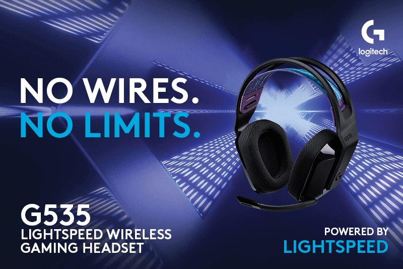 Logitech G G535 LIGHTSPEED Wireless Gaming Headset, Mint G335 Wired Gaming Headset now in PH!