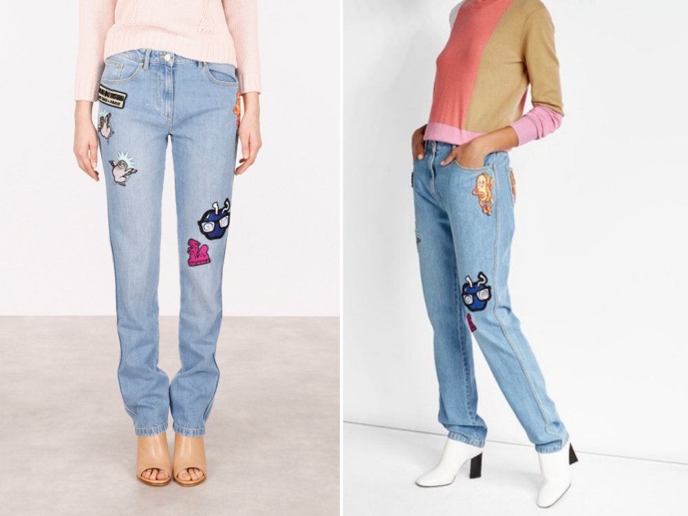 Jeans mit Patches von Kenzo