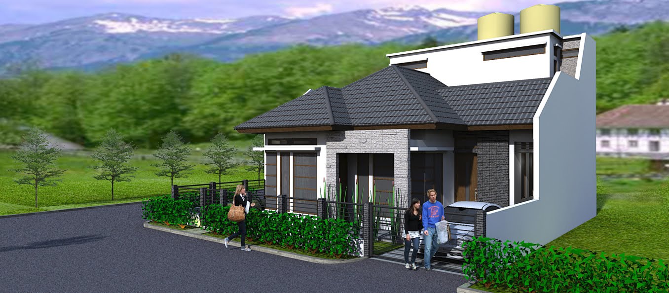 Desain Rumah Minimalis Type 36 72 2015 Abu Syams