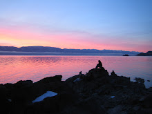 Sunrise over Flathead Lake