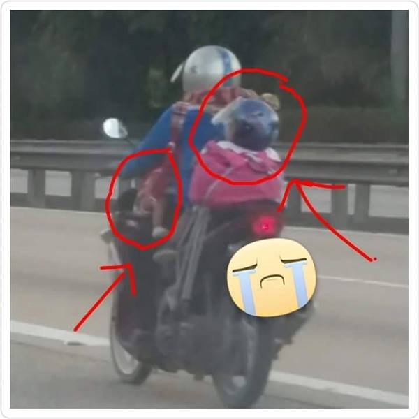 Kisah Sebenar Wanita Bawa Motor Dari Penang Ke Kajang, Semata-Mata Kerana Anak