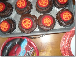 tire cupcakes