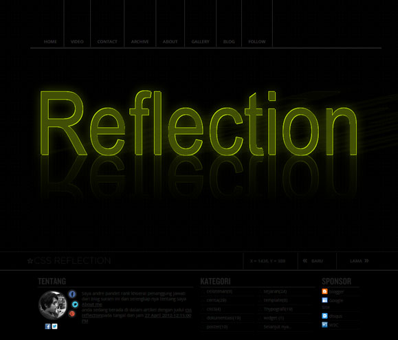 css reflection