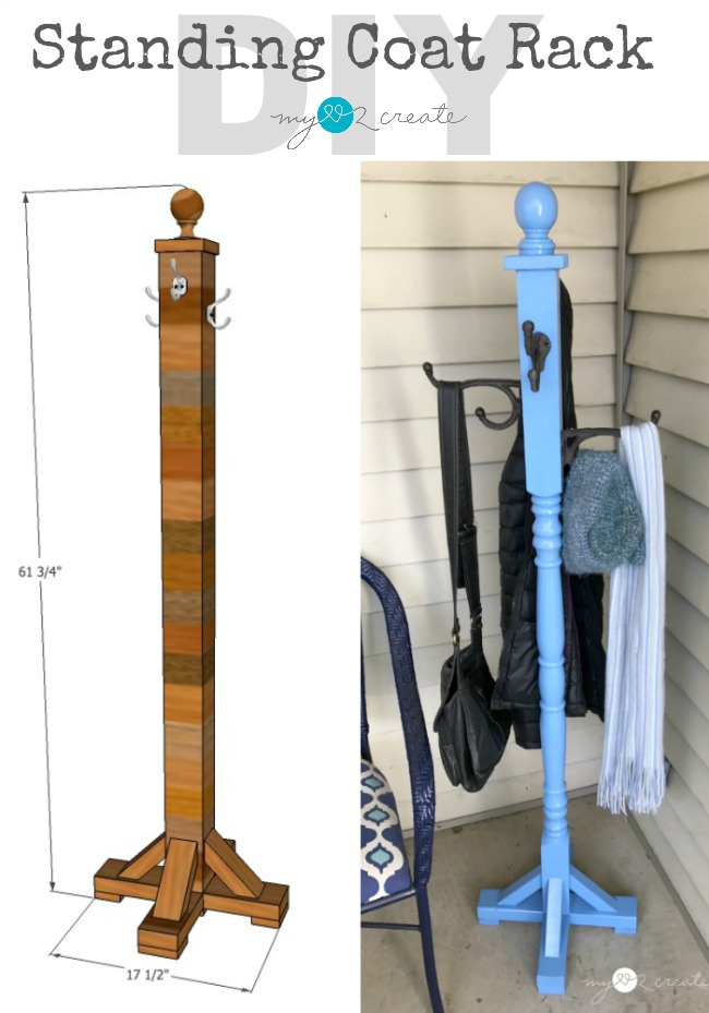 Standing Coat Rack My Love 2 Create