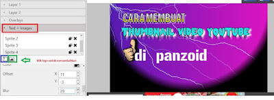 Cara membuat thumbnail video youtube secara online di Panzoid