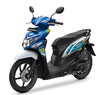 Honda BeAT POP eSP biru Putih