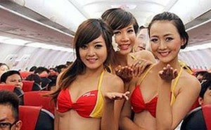 Pramugari Vietnam Sekarang Hanya Pakai Bikini