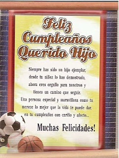 Feliz Cumpleaños Hijo