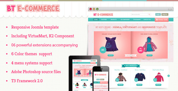 BT E-commerce - Responsive Joomla and Virtuemart