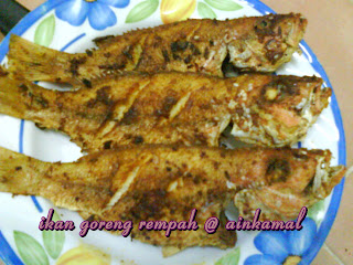 Resepi Kehidupanku: Ikan Goreng Rempah