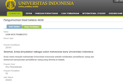 Pengalaman Ikut SIMAK Universitas Indonesia