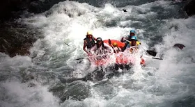 Wisata Rafting / Arung Jeram Sungai Serayu BanjarNegara Jawa Tengah