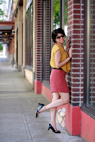 Seattle Street Style Fashion South Lake Union Sheetal Diane Von Furstenberg dress color blocking