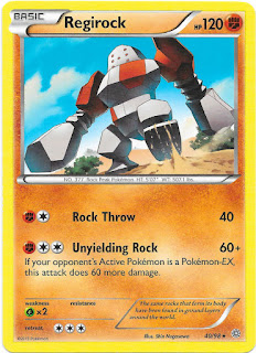 Regirock Ancient Origins Pokemon Card