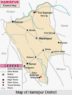 map of hamirpur, 