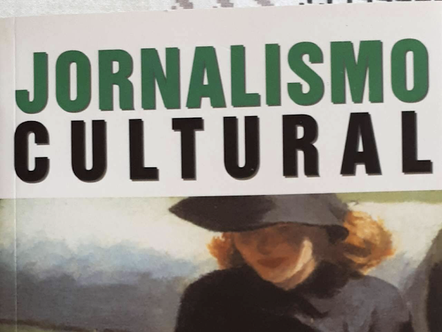 Imagem parte da capa do livro Jornalismo Cultural