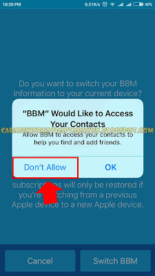 cara masuk bbm dengan pin lama