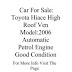 Toyota Hiace High Roof Ven