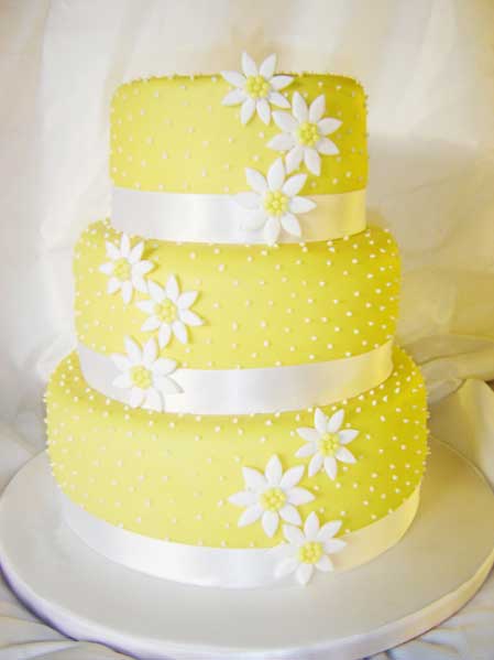 Yellow Wedding Cakes Cake Picture