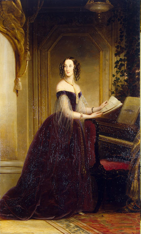 Portrait of Grand Duchess Maria Nikolayevna by Christina Robertson - Portrait Paintings from Hermitage Museum