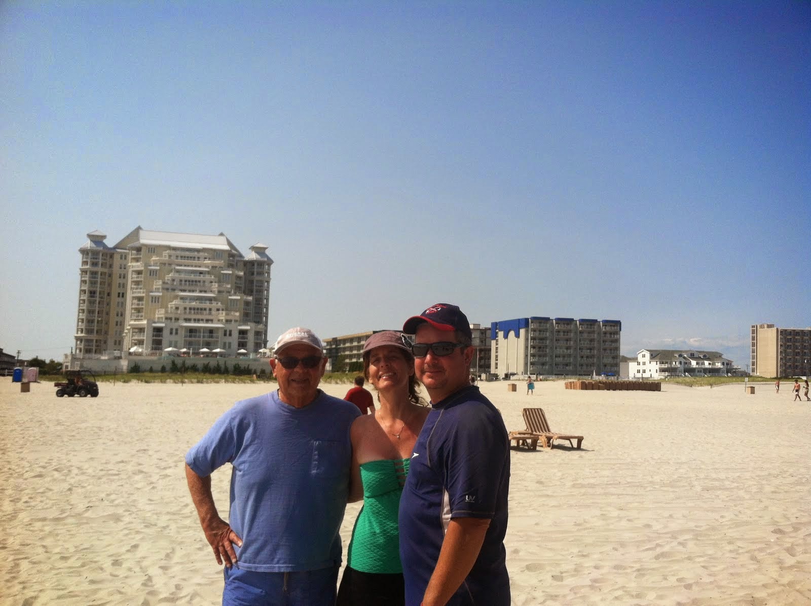 at the grand's beach