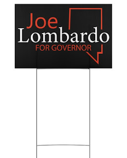 Joe Lombardo For Governor yard sign