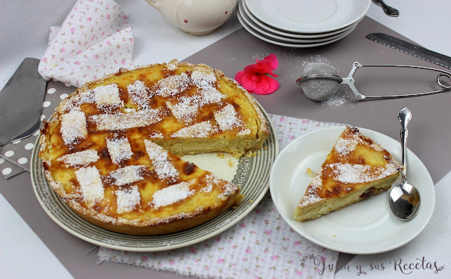 Costrata de ricotta y pasas. Julia y sus recetas