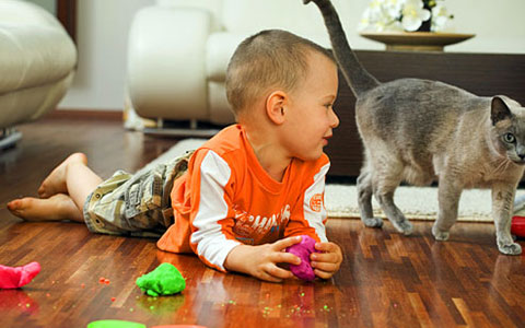Benefits Children Playing with Animals