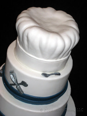 Gluten Free Birthday Cake on News From Jacy Cakes  Chef S Hat Gluten Free Wedding Cake