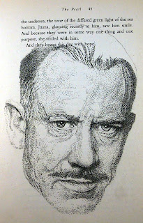 John Steinbeck - (i) inspired by photo by Philippe Halsman