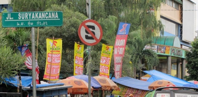 Jalan Surya Kencana populer dengan wisata kulinernya