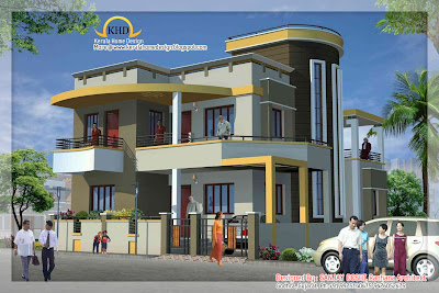 Duplex House Elevation