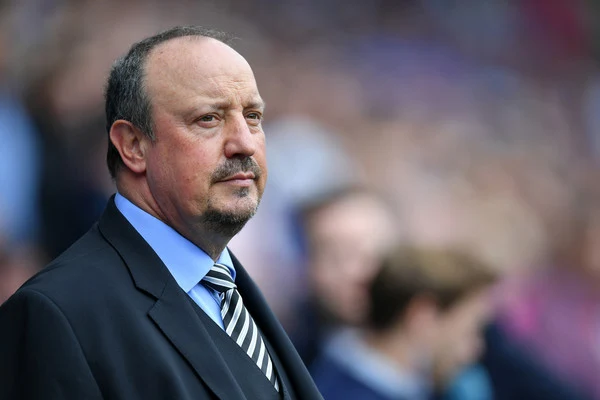 Rafael Benítez, manager of Newcastle United looks on prior to the Premier League match between Cardiff City and Newcastle United at Cardiff City Stadium on August 18, 2018 in Cardiff, United Kingdom