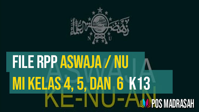 RPP Aswaja MI Kelas 4 5 6 K13