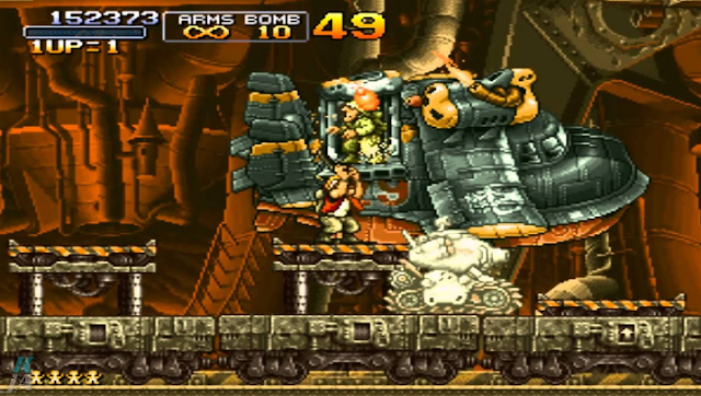 تحميل لعبه METAL SLUG المعروفه فى الوطن العربى بحرب الخليج تبدا اللعبه باختيارك احد الشخصيات الاربعه من ثم تبدا بقتل الجنود المحتلين وانقاذ الرهائن للحصول على اسلحه رائعه