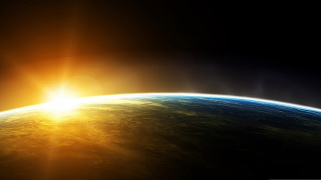 Sunrise in Outer Space HD Wallpaper