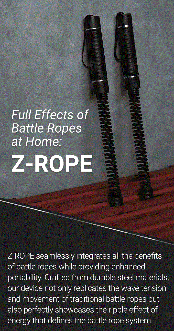 Zest-Up Z-Rope Turns Your Battle Rope into Stick-Like Gym Equipment