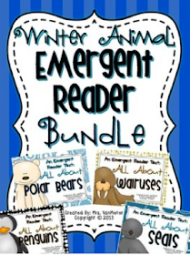 http://www.teacherspayteachers.com/Product/Winter-Animal-Emergent-Reader-Bundle-1030358