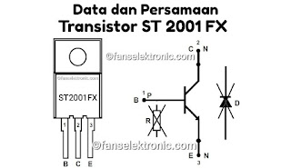 Persamaan Transistor ST2001FX